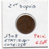 2 centimes Dupuis 1908 Sup-, France pièce de monnaie