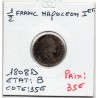 1 Franc Napoléon 1er 1808 D Lyon B, France pièce de monnaie