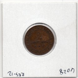 2 centimes Cérès 1892 TTB+, France pièce de monnaie