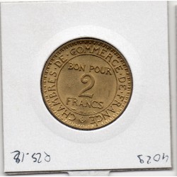 Bon pour 2 francs Commerce Industrie 1923 Sup+, France pièce de monnaie