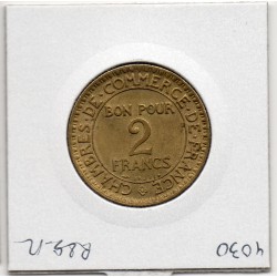 Bon pour 2 francs Commerce Industrie 1922 Sup, France pièce de monnaie