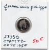 1/4 Franc Louis Philippe 1839 B Rouen TB-, France pièce de monnaie