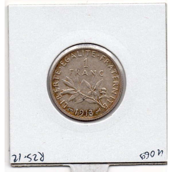 1 franc Semeuse Argent 1913 Sup, France pièce de monnaie