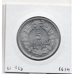 5 francs Lavrillier 1947 9 ferme Sup+, France pièce de monnaie