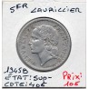 5 francs Lavrillier 1945 B Beaumont Sup-, France pièce de monnaie