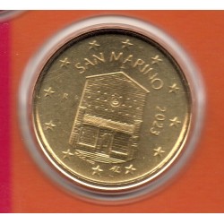 Pièce 10 centimes BU Fleur de coin Saint-Marin 2023
