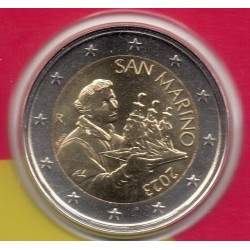 Pièce 2 euro BU Fleur de coin Saint-Marin 2023