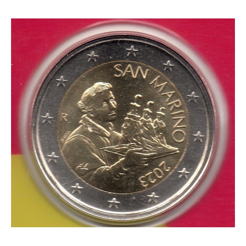 Pièce 2 euro BU Fleur de coin Saint-Marin 2023