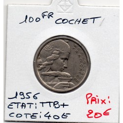 100 francs Cochet 1956 TTB+, France pièce de monnaie