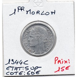1 franc Morlon 1944 C Castelsarrasin Sup-, France pièce de monnaie