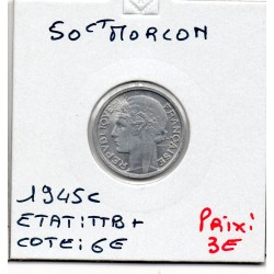 50 centimes Morlon 1945 C Castelsarrasin TTB+, France pièce de monnaie