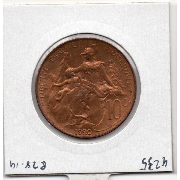 10 centimes Dupuis 1920 Sup+, France pièce de monnaie