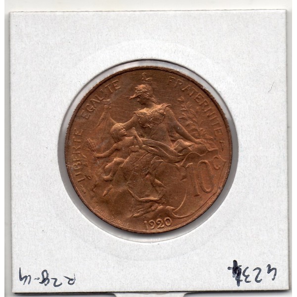 10 centimes Dupuis 1920 Sup+, France pièce de monnaie