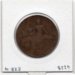 10 centimes Dupuis 1901 TB, France pièce de monnaie