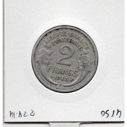 2 francs Morlon 1945 B Beaumont TB+, France pièce de monnaie