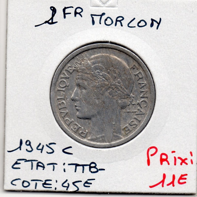 2 francs Morlon 1945 C Castelsarrasin TTB-, France pièce de monnaie