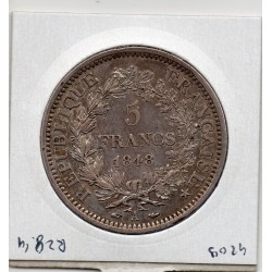 5 francs Hercule 1848 A Paris TTB+, France pièce de monnaie