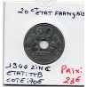20 centimes état Français 1944 TTB, France pièce de monnaie