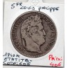 5 francs Louis Philippe 1843 K Bordeaux TB-, France pièce de monnaie