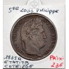 5 francs Louis Philippe 1835 A Paris TB, France pièce de monnaie