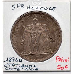 5 francs Hercule 1873 A Paris Sup+, France pièce de monnaie