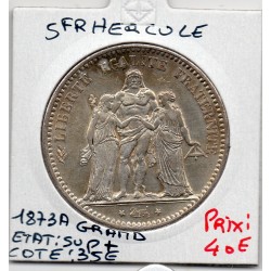 5 francs Hercule 1875 A Paris Sup+, France pièce de monnaie