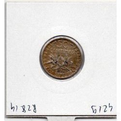 50 centimes Semeuse Argent 1910 TTB, France pièce de monnaie