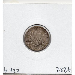 50 centimes Semeuse Argent 1901 B, France pièce de monnaie