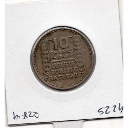 10 francs Turin 1945 rameaux court TTB, France pièce de monnaie