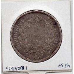 5 francs Hercule 1871 K Bordeaux TB+, France pièce de monnaie