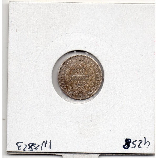 20 centimes Cérès 1850 K Bordeaux TTB, France pièce de monnaie