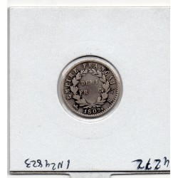 1/2 Franc Napoléon 1er 1809 B Rouen TB+, France pièce de monnaie