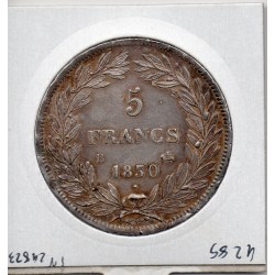 5 francs Louis Philippe 1830 B tranche Creux Sup, France pièce de monnaie