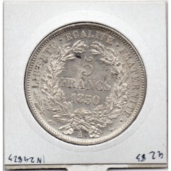 5 francs Cérès 1850 A Paris Sup+, France pièce de monnaie