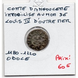 Angoumois, comté Angoulème au nom de Louis IV, (1180-1220) obole