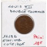Double Tounois 1629 D Lyon Louis XIII pièce de monnaie royale