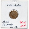 Finlande 25 pennia 1917 Spl, KM 19 pièce de monnaie