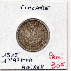 Finlande 1 Markka 1915 Spl, KM 3.2 pièce de monnaie