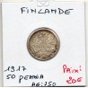 Finlande 50 pennia 1917 Spl, KM 2.2 pièce de monnaie