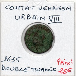 Comtat Venaissin, Urbain VIII (1635) Double tournois