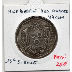 Medaille Ville de Macon académie des Sciences, arts et Belles-Lettres