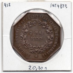 Medaille société générale de crédit industriel et commercial 7 mai 1859
