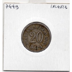 Serbie 20 para 1912 TTB, KM 20 pièce de monnaie