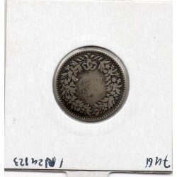 Suisse 20 rappen 1850 B+, KM 7 pièce de monnaie