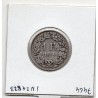 Suisse 1 franc 1876 B+, KM 24 pièce de monnaie