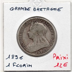 Grande Bretagne 1 Florin 1896 B+, KM 781 pièce de monnaie