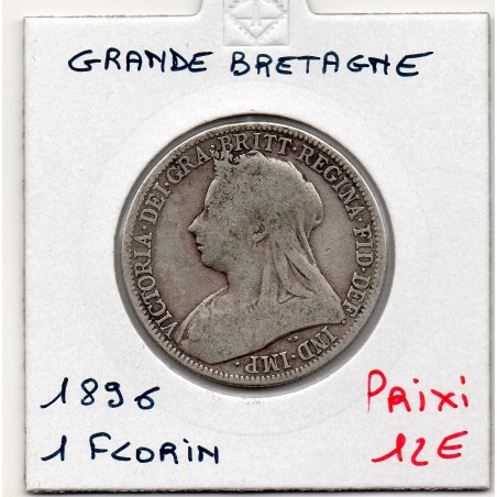 Grande Bretagne 1 Florin 1896 B+, KM 781 pièce de monnaie