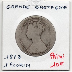 Grande Bretagne 1 Florin 1878 B, KM 746 pièce de monnaie