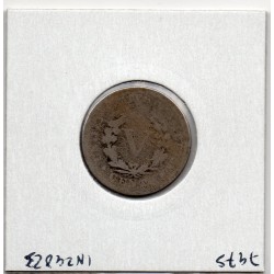 Etats Unis 5 cents 1889 AB, KM 112 pièce de monnaie