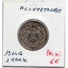 Allemagne 1 mark 1914 A, TTB- KM 14 pièce de monnaie